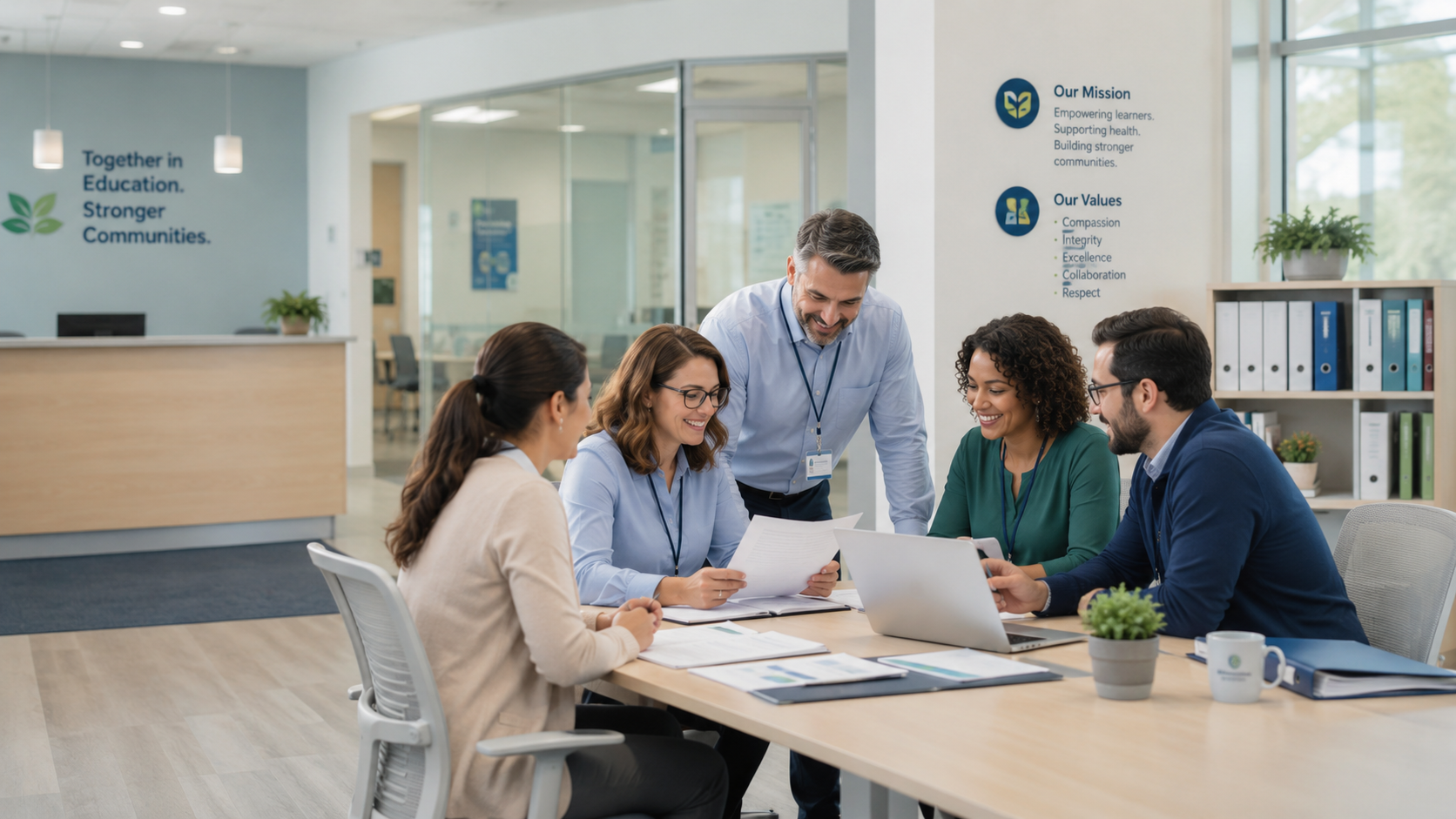 Case study in education and healthcare